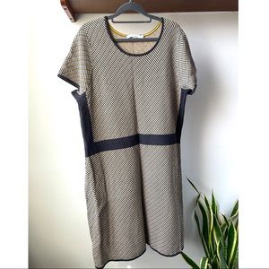 Boden dress with waist band detail